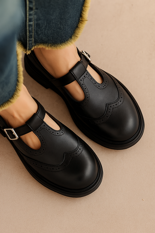 LOS MOCASINES DE CUERO DONNA
