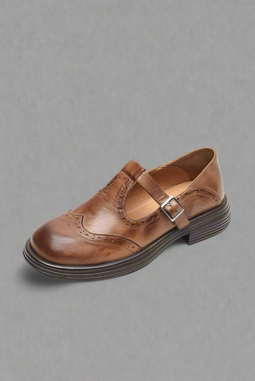 LOS MOCASINES DE CUERO DONNA
