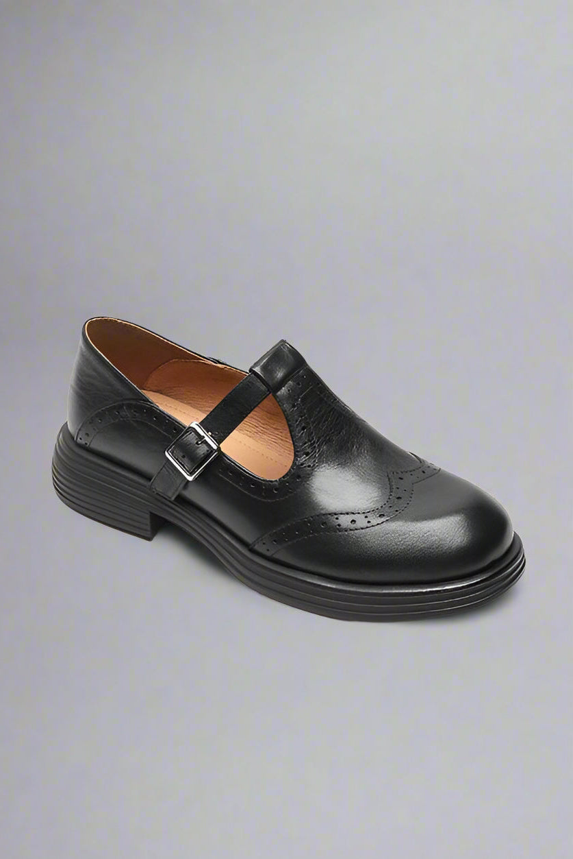 LOS MOCASINES DE CUERO DONNA