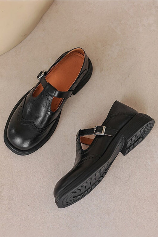LOS MOCASINES DE CUERO DONNA